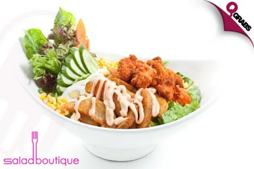 For QR45 Crunch your way into a Healthier Day at The Salad Boutique (QR90 Value)